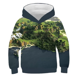 Minecraft Creeper 3D Printed Sweater Sweatshirt for Youth Kids