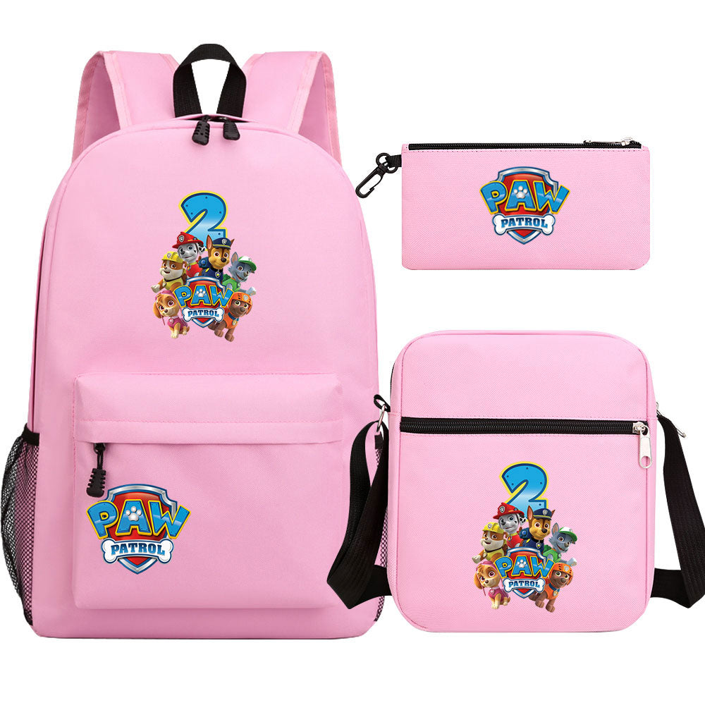 PAW Patrol Ryder Marshall SchoolBag Backpack Shoulder Bag Book Pencil Bags  3pcs Set