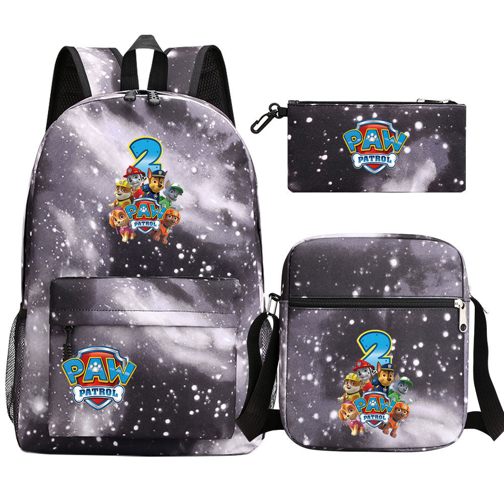 PAW Patrol Ryder Marshall SchoolBag Backpack Shoulder Bag Book Pencil Bags  3pcs Set