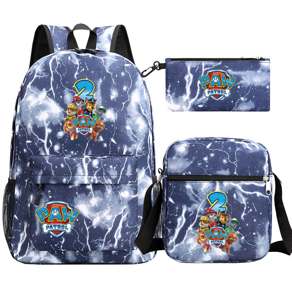 PAW Patrol Ryder Marshall SchoolBag Backpack Shoulder Bag Book Pencil Bags  3pcs Set