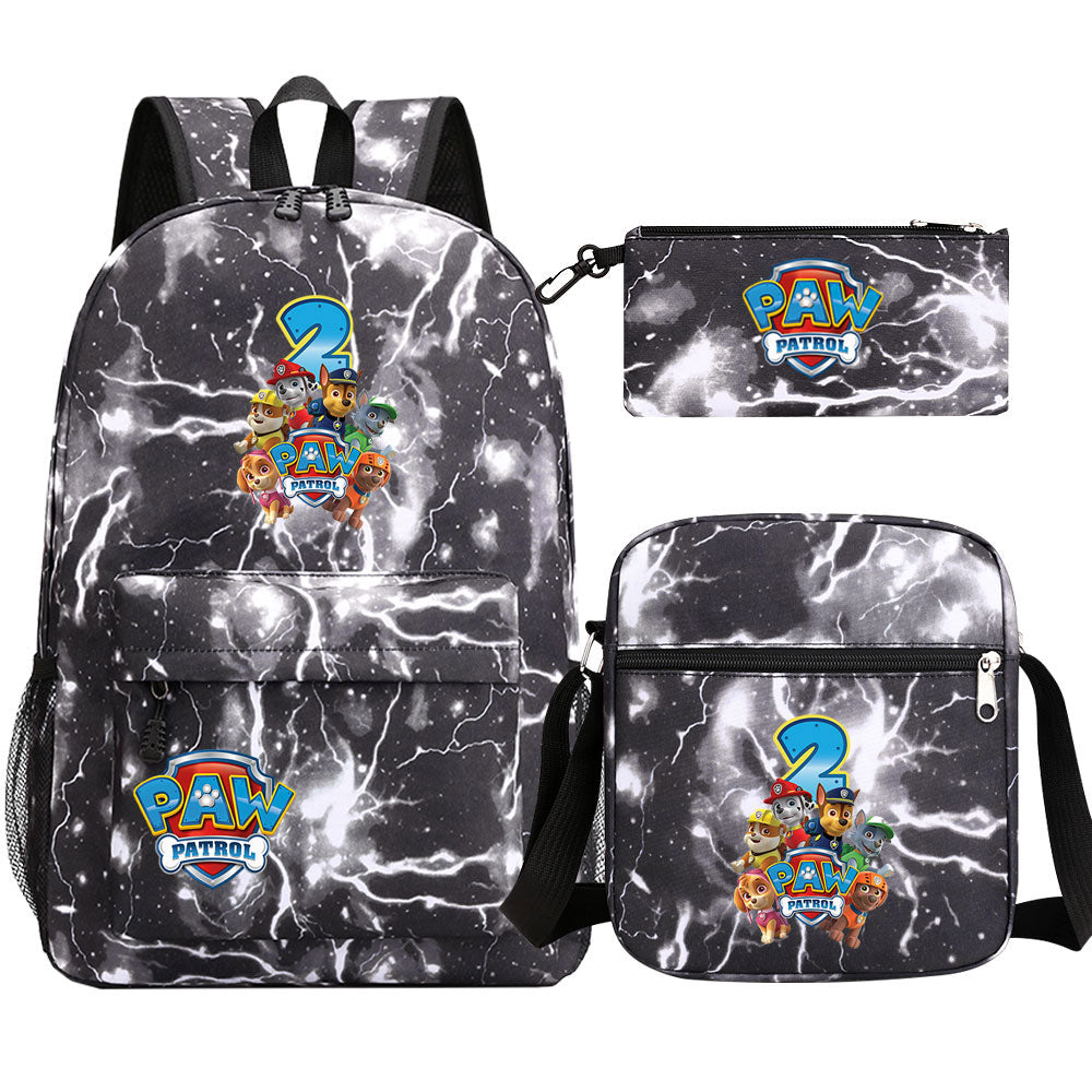 PAW Patrol Ryder Marshall SchoolBag Backpack Shoulder Bag Book Pencil Bags  3pcs Set