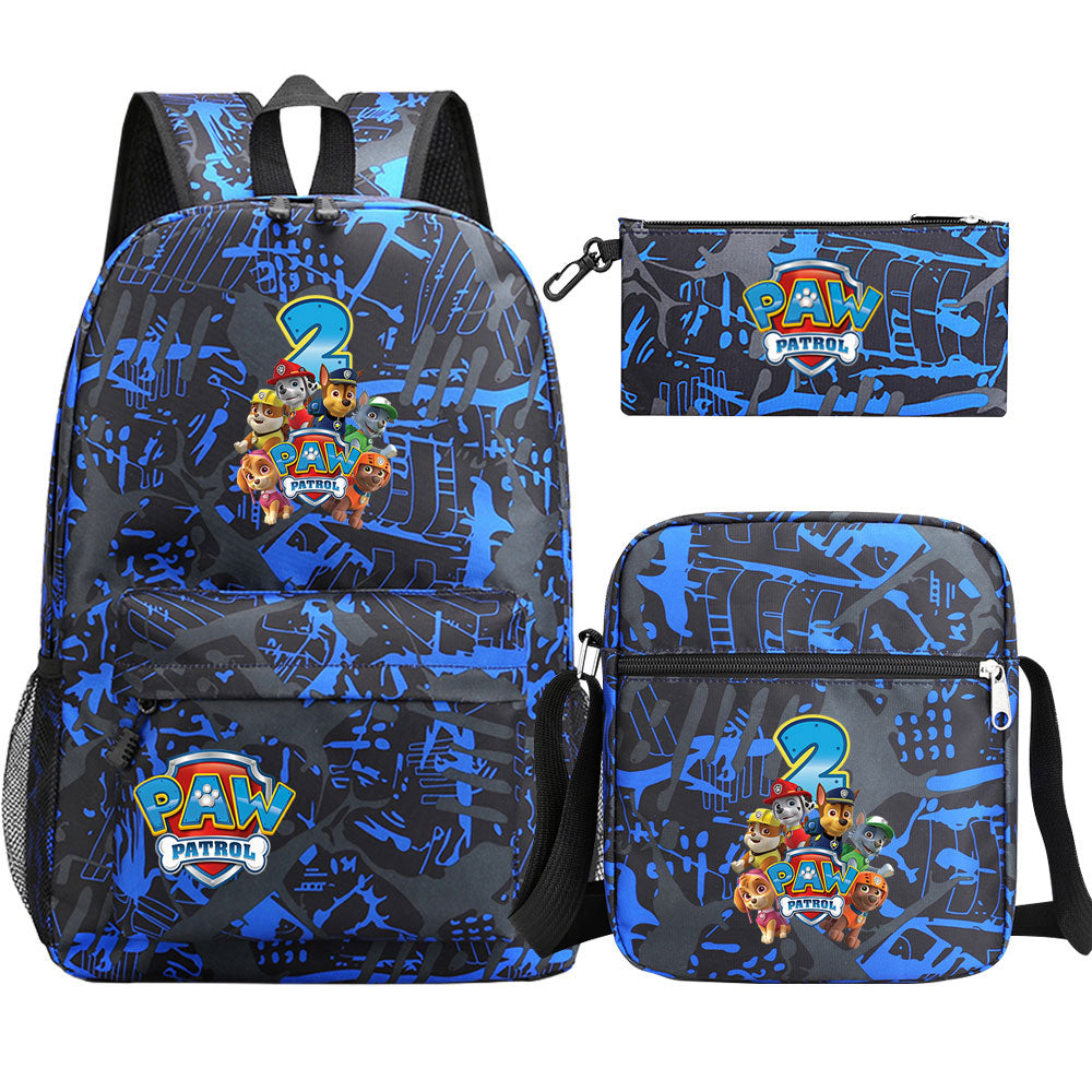 PAW Patrol Ryder Marshall SchoolBag Backpack Shoulder Bag Book Pencil Bags  3pcs Set