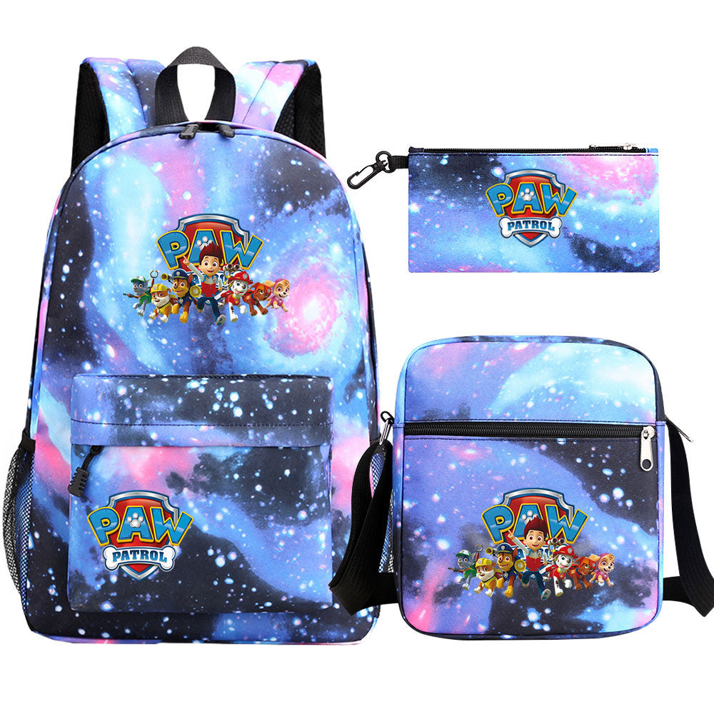 PAW Patrol Ryder Marshall SchoolBag Backpack Shoulder Bag Book Pencil Bags  3pcs Set