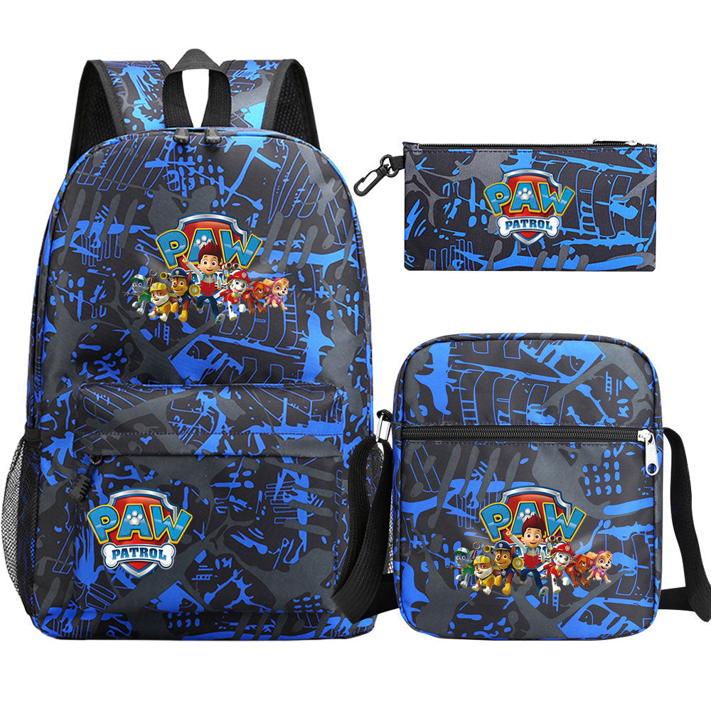 PAW Patrol Ryder Marshall SchoolBag Backpack Shoulder Bag Book Pencil Bags  3pcs Set