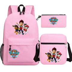 PAW Patrol Ryder Marshall SchoolBag Backpack Shoulder Bag Book Pencil Bags  3pcs Set
