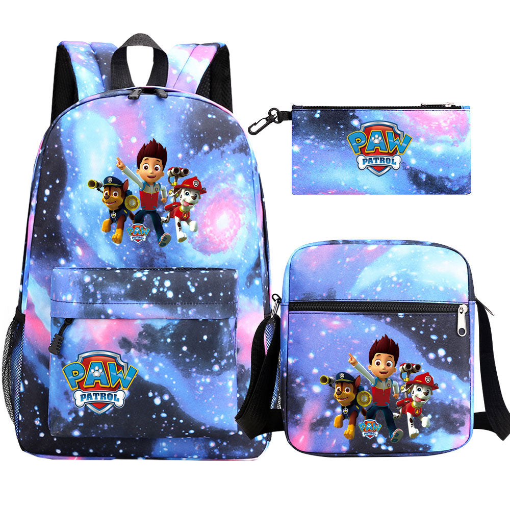 PAW Patrol Ryder Marshall SchoolBag Backpack Shoulder Bag Book Pencil Bags  3pcs Set