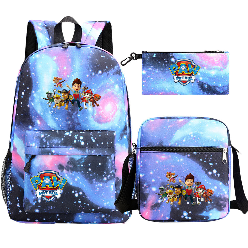 PAW Patrol Ryder Marshall SchoolBag Backpack Shoulder Bag Book Pencil Bags  3pcs Set