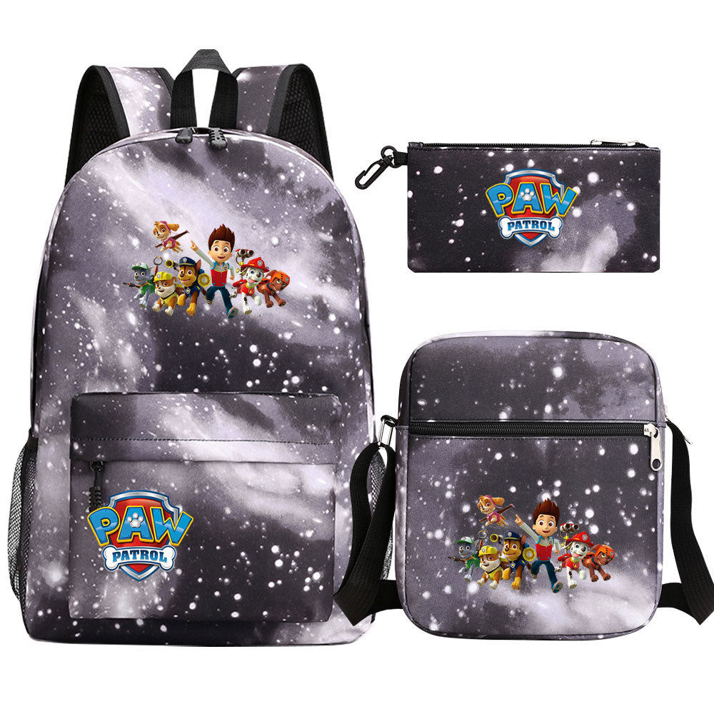 PAW Patrol Ryder Marshall SchoolBag Backpack Shoulder Bag Book Pencil Bags  3pcs Set