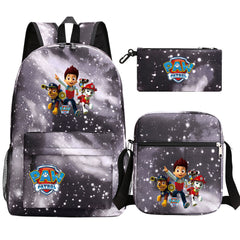 PAW Patrol Ryder Marshall SchoolBag Backpack Shoulder Bag Book Pencil Bags  3pcs Set