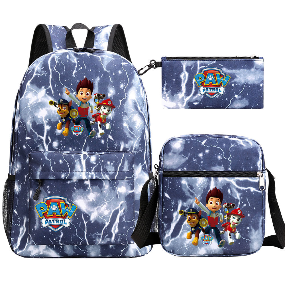 PAW Patrol Ryder Marshall SchoolBag Backpack Shoulder Bag Book Pencil Bags  3pcs Set
