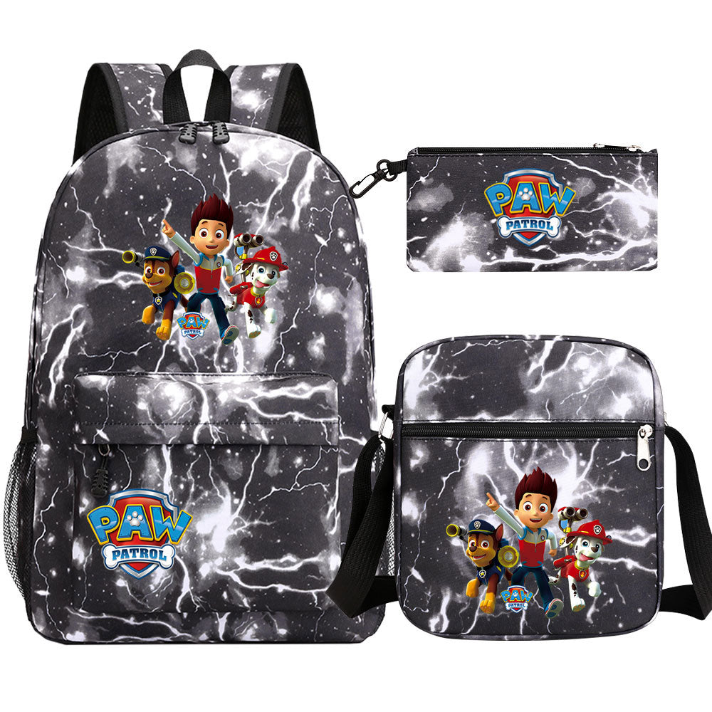 PAW Patrol Ryder Marshall SchoolBag Backpack Shoulder Bag Book Pencil Bags  3pcs Set