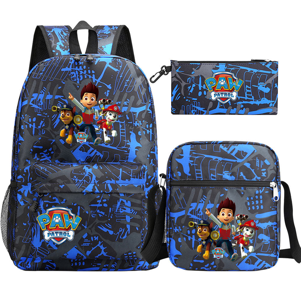 PAW Patrol Ryder Marshall SchoolBag Backpack Shoulder Bag Book Pencil Bags  3pcs Set