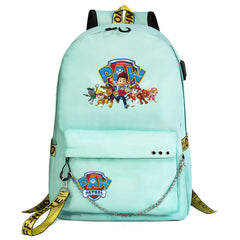 PAW Patrol Ryder Marshall  USB Charging Backpack Shoolbag Notebook Bag Gifts for Kids Students