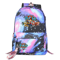 PAW Patrol Ryder Marshall  USB Charging Backpack Shoolbag Notebook Bag Gifts for Kids Students