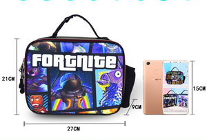 Minecraft Insulated Lunch Bag for Boy Kids Thermos Cooler Adults Tote Food Lunch Box