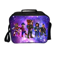 Roblox Lunch Box PU Leather Lunch Bag for Kids Adults