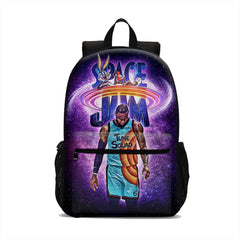 Space Basketball Jam Schoolbag Travel Backpack Lunch Bag Pencil Case Set Gifts for Kids Students