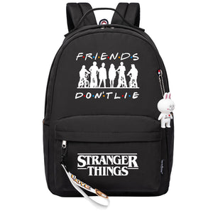 Stranger Things Eleven Cosplay Backpack School Bag Water Proof