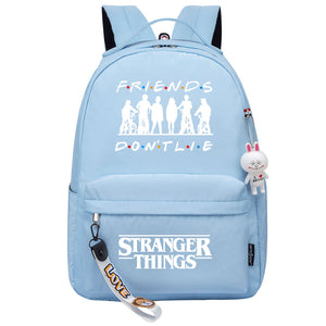Stranger Things Eleven Cosplay Backpack School Bag Water Proof