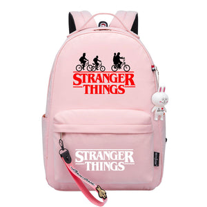 Stranger Things Eleven Cosplay Backpack School Bag Water Proof