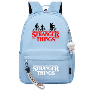 Stranger Things Eleven Cosplay Backpack School Bag Water Proof