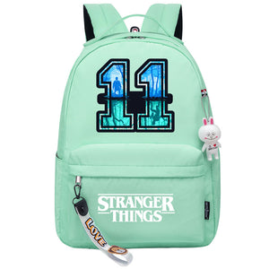 Stranger Things Eleven Cosplay Backpack School Bag Water Proof