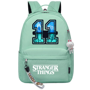 Stranger Things Eleven Cosplay Backpack School Bag Water Proof