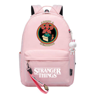 Stranger Things Eleven Cosplay Backpack School Bag Water Proof