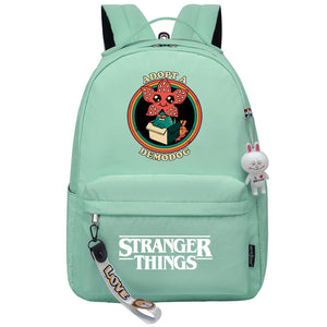Stranger Things Eleven Cosplay Backpack School Bag Water Proof