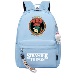 Stranger Things Eleven Cosplay Backpack School Bag Water Proof