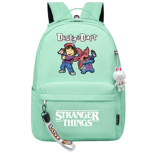 Stranger Things Eleven Cosplay Backpack School Bag Water Proof