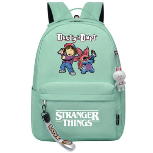 Stranger Things Eleven Cosplay Backpack School Bag Water Proof