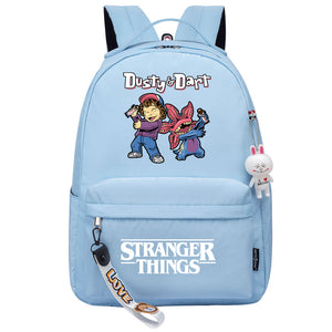 Stranger Things Eleven Cosplay Backpack School Bag Water Proof