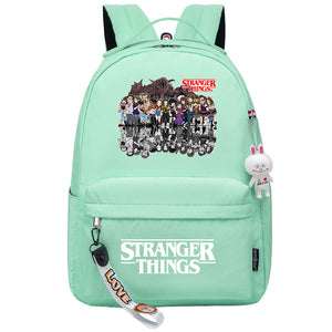 Stranger Things Eleven Cosplay Backpack School Bag Water Proof