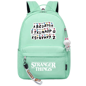 Stranger Things Eleven Cosplay Backpack School Bag Water Proof