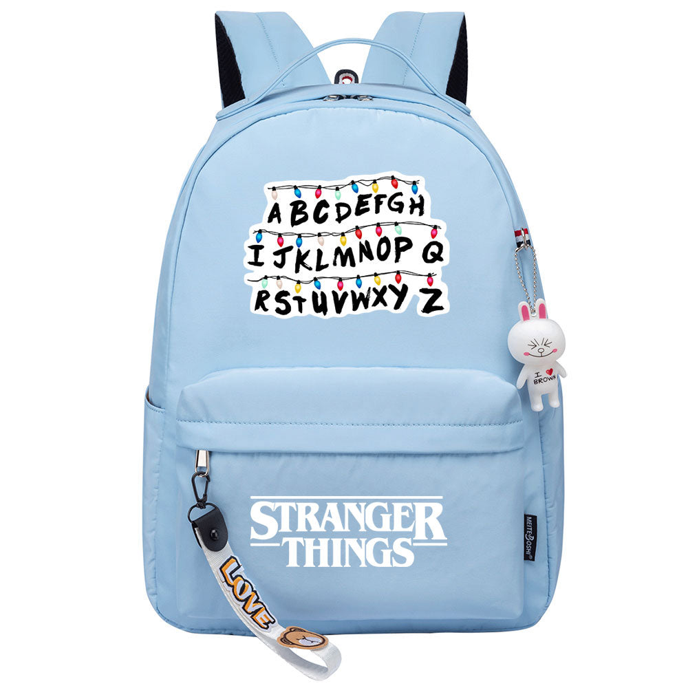 Stranger Things Eleven Cosplay Backpack School Bag Water Proof
