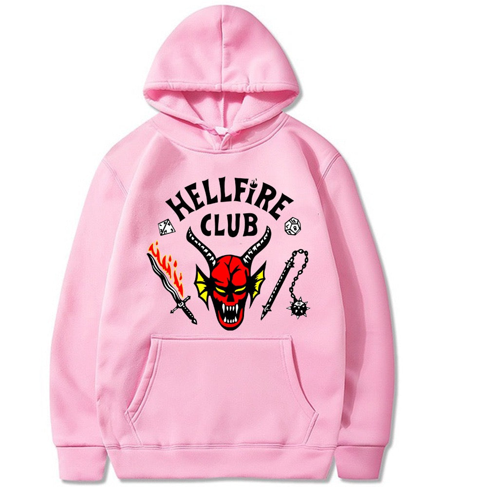 Stranger Things Season 4 Hellfire Club Hoodie Sweatshirt Pullover Top Sweater for Youth