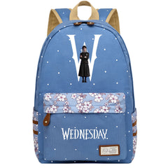 Wednesday Addams Canvas Travel Backpack School Bag For Girl Kids Boy
