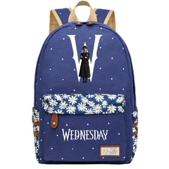 Wednesday Addams Canvas Travel Backpack School Bag For Girl Kids Boy