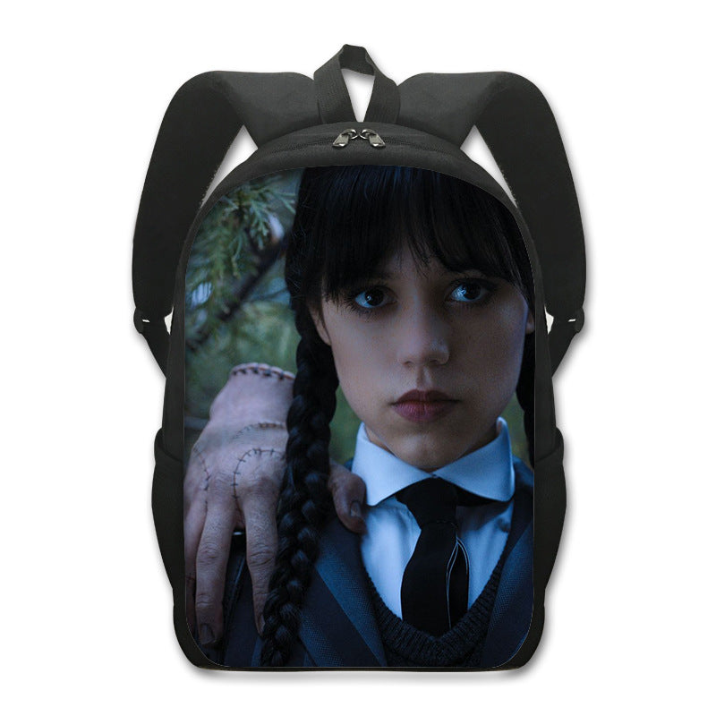 Wednesday addams  Backpack School Sports Bag for Kids Boy Girl