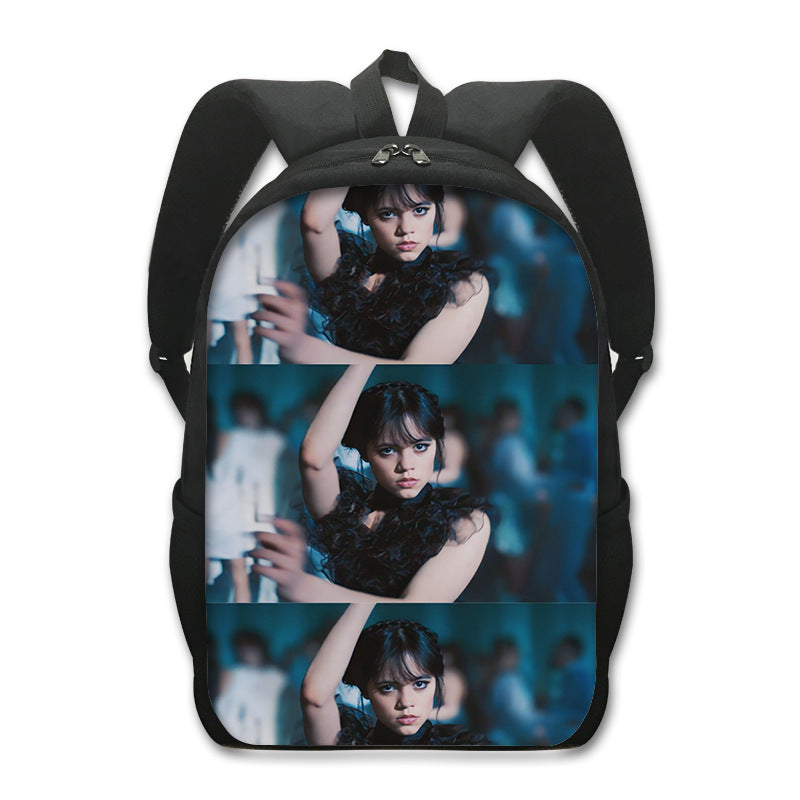 Wednesday addams  Backpack School Sports Bag for Kids Boy Girl