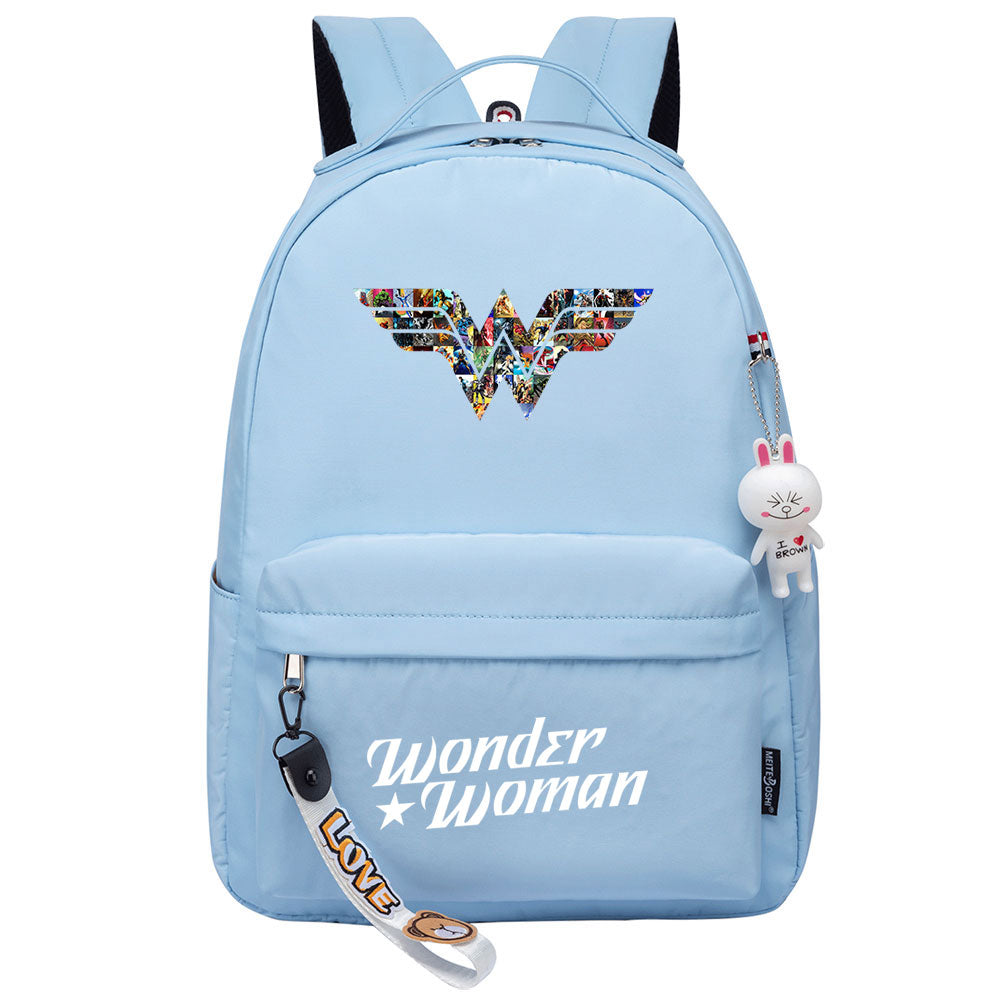 Wonder Woman Diana Prince Cosplay Backpack School Bag Water Proof