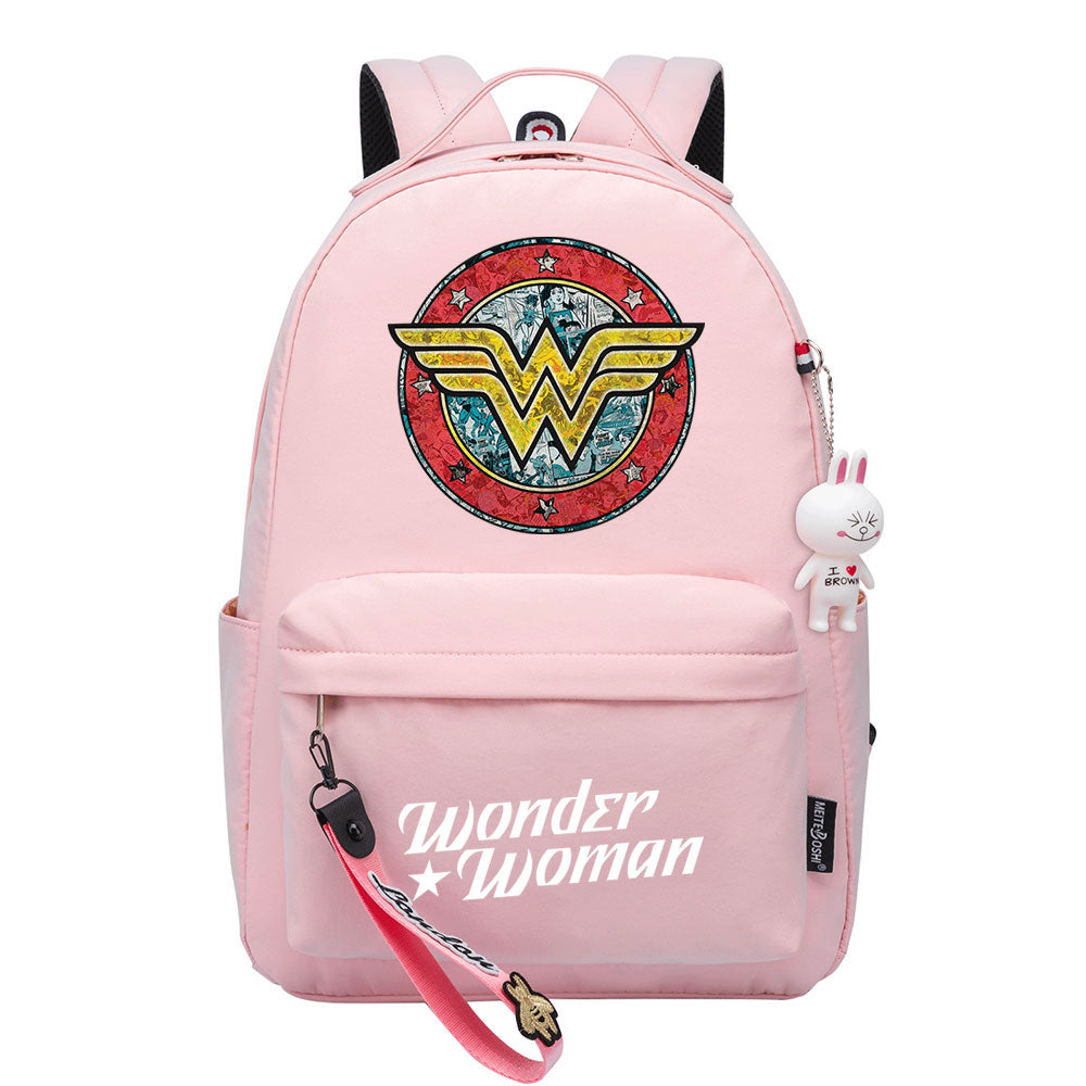 Wonder Woman Diana Prince Cosplay Backpack School Bag Water Proof