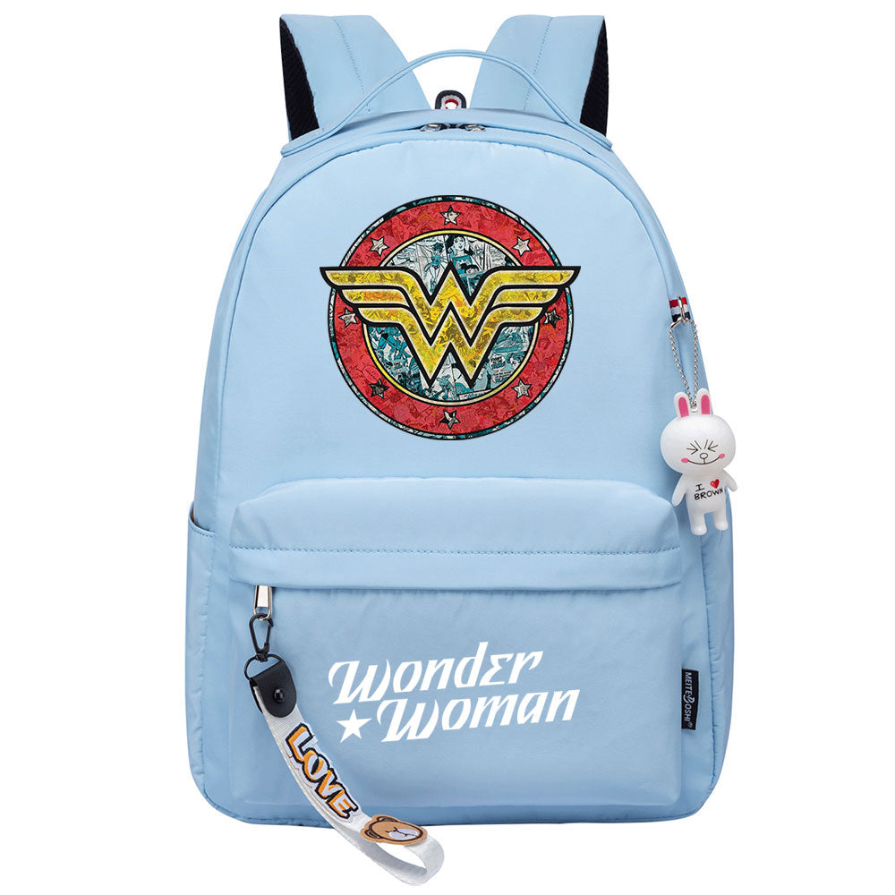 Wonder Woman Diana Prince Cosplay Backpack School Bag Water Proof