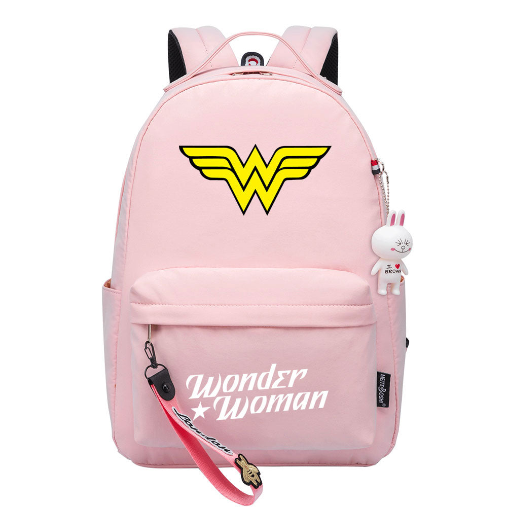 Wonder Woman Diana Prince Cosplay Backpack School Bag Water Proof
