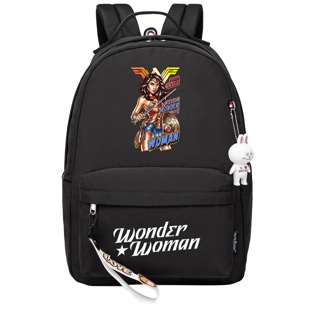 Wonder Woman Diana Prince Cosplay Backpack School Bag Water Proof
