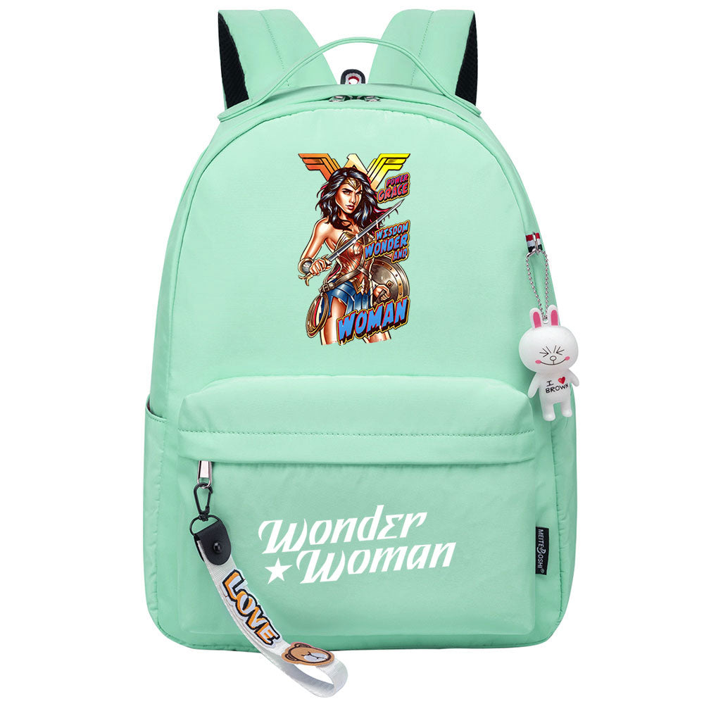 Wonder Woman Diana Prince Cosplay Backpack School Bag Water Proof