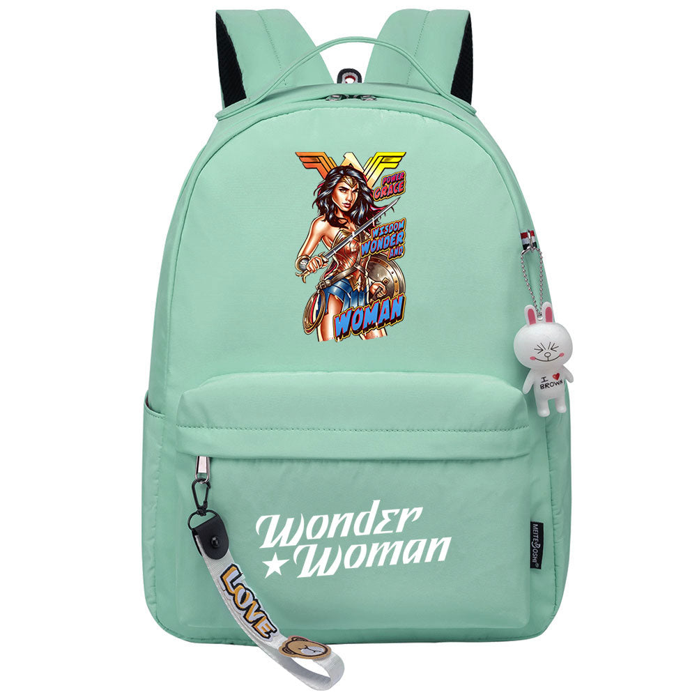 Wonder Woman Diana Prince Cosplay Backpack School Bag Water Proof