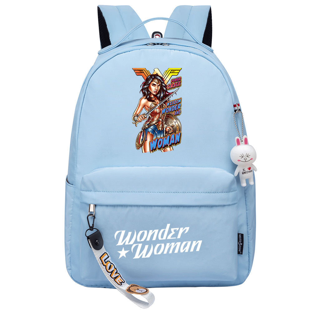 Wonder Woman Diana Prince Cosplay Backpack School Bag Water Proof