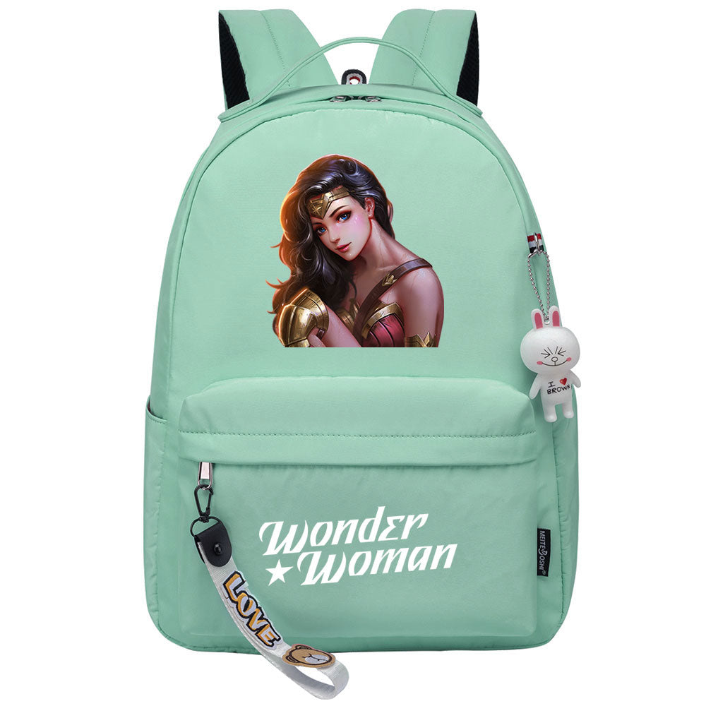 Wonder Woman Diana Prince Cosplay Backpack School Bag Water Proof